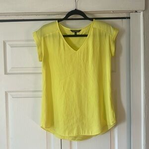 Worn express top yellow size small